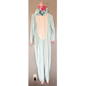 Unicorn Zip Adult Onesie XS/S H&M Divided Halloween Costume